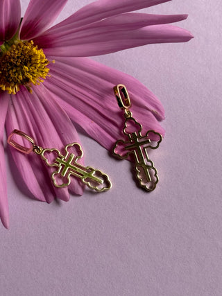 jewellery crosses . 18k yellow gold. varvara-collection.com