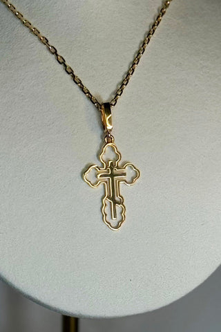 jewellery crosses . 18k yellow gold. varvara-collection.com